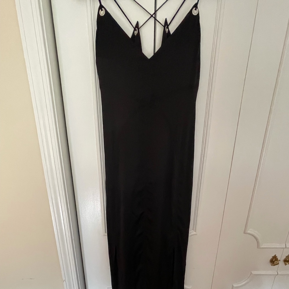 Cinq a Sept Black Maxi Dress